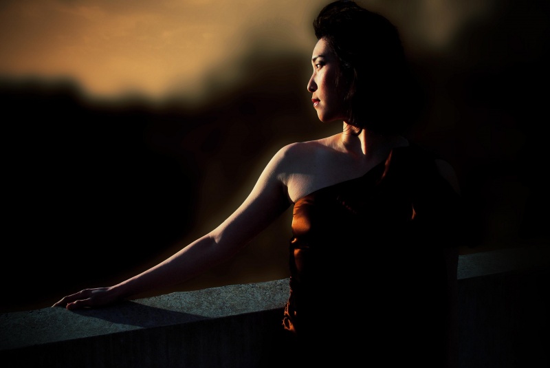 Female model photo shoot of Kris Zhuang in Malden, MA