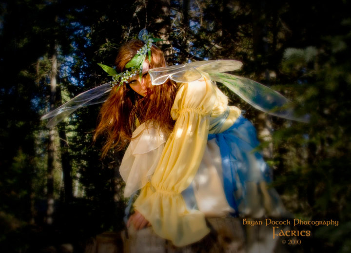 Female model photo shoot of Brandilynn by Bryan Pocock in Mystical Forest