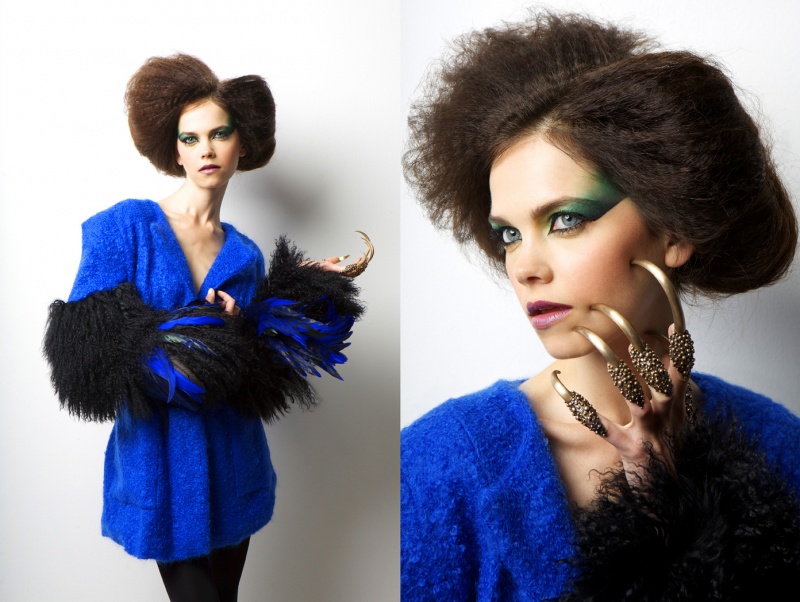 Female model photo shoot of Gilding Primal Instinct in Manhattan, New  York, wardrobe styled by Dandy Wellington 