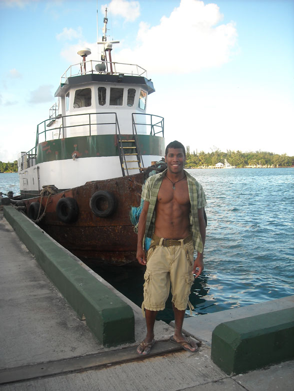Male model photo shoot of Ray C Scott in Nassau Bahamas