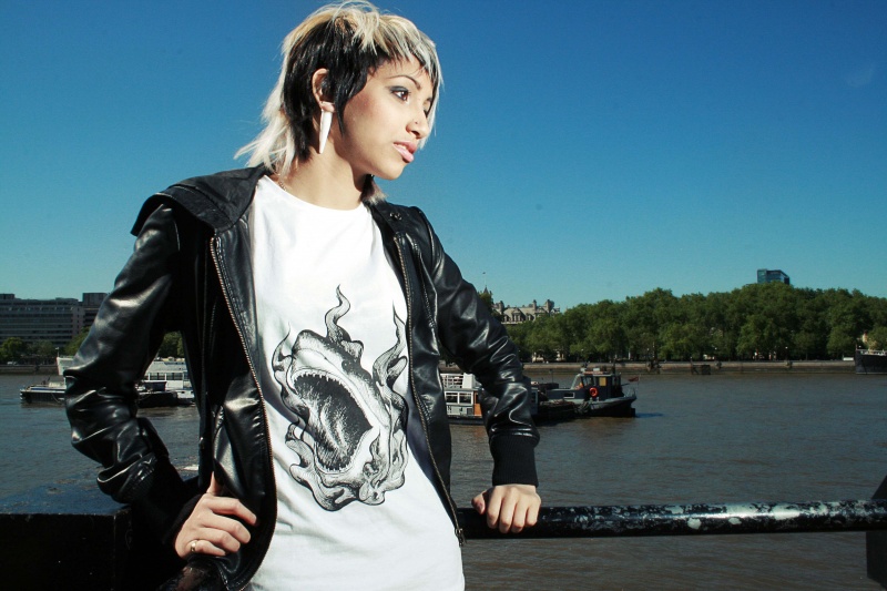 Female model photo shoot of G D Photography in London River Thames