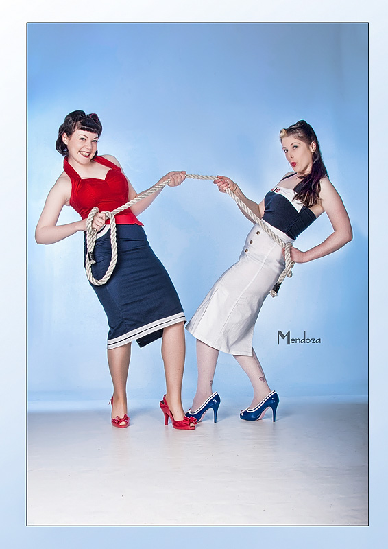 Female model photo shoot of Reeny Rokit and Sailor_Cherry by RetroPhotoStudio