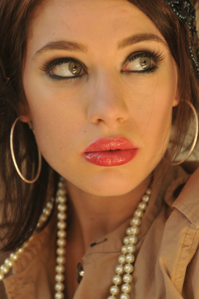 Female model photo shoot of KB Kayla Brooke by PhyreFoto, makeup by Megan MUA