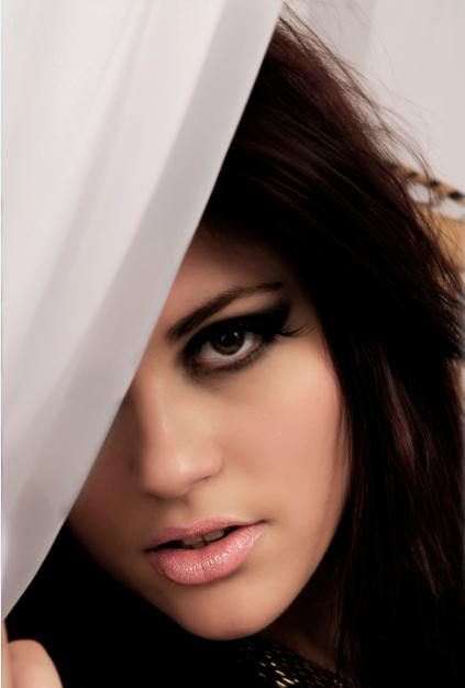 Female model photo shoot of Katy Tamara, makeup by Stephanie Tostevin