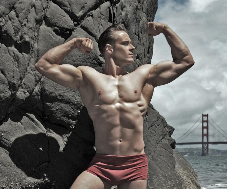 Male model photo shoot of Justin Minahan by POM in san fran