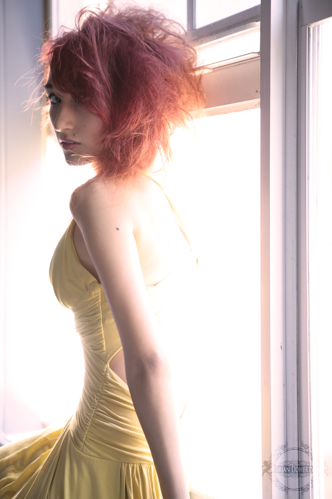 Female model photo shoot of Jenny Arredondo  by Brian Doherty in Miami Beach, Fl., hair styled by Nisha R