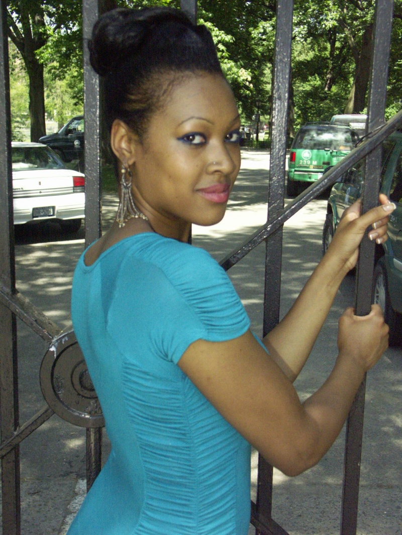 Female model photo shoot of Atiya the model in Central Park, NYC