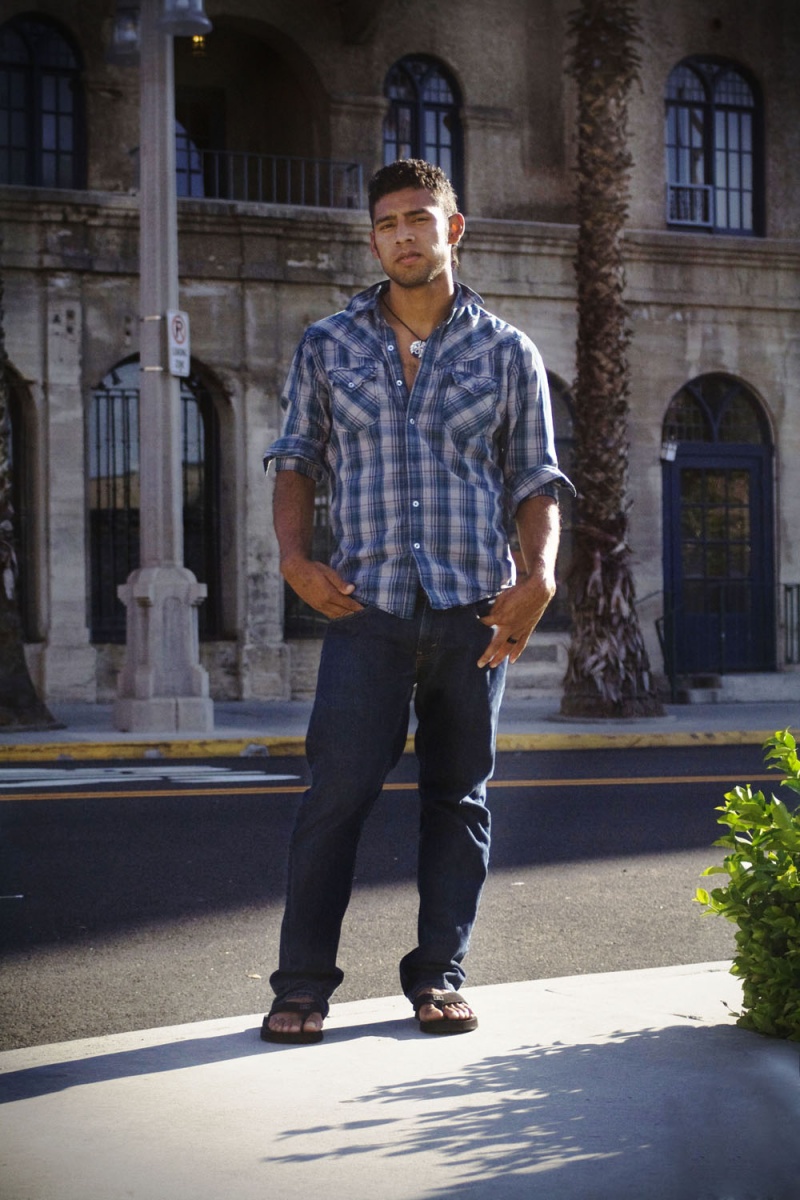 Male model photo shoot of Santorini by SaintFluffy Photography in Downtown Riverside