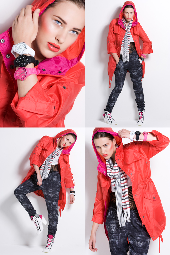 Female model photo shoot of x Natasha x by Dan Pope in Adrian Pini Studios, wardrobe styled by the stylistas, makeup by ANA POPESCU