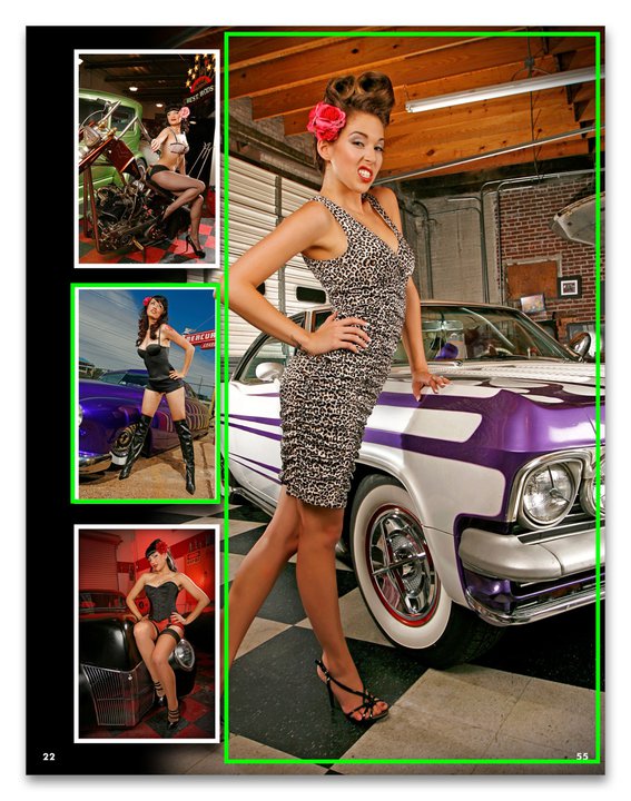 Female model photo shoot of Stephanie Dale in Retro Lovely Magazine Issue #2