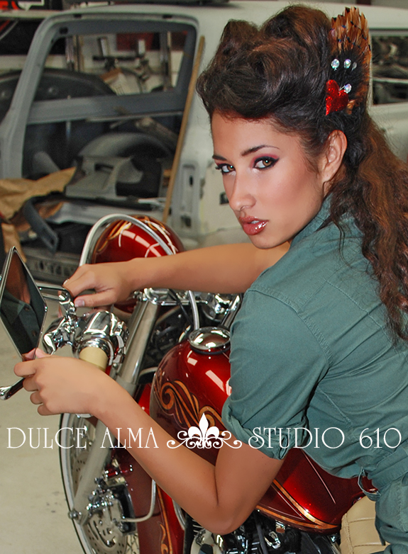 Female model photo shoot of STUDIO 610 and Kaleinani Blades in Fresno, makeup by CoutureWhore