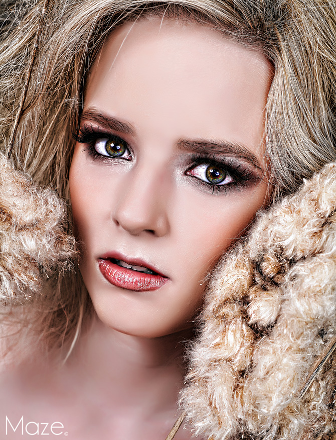 Female model photo shoot of Beauty by nickee by Michael Maze in Studio