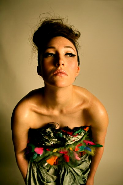 Female model photo shoot of cheryle monroe, clothing designed by courtney leonard