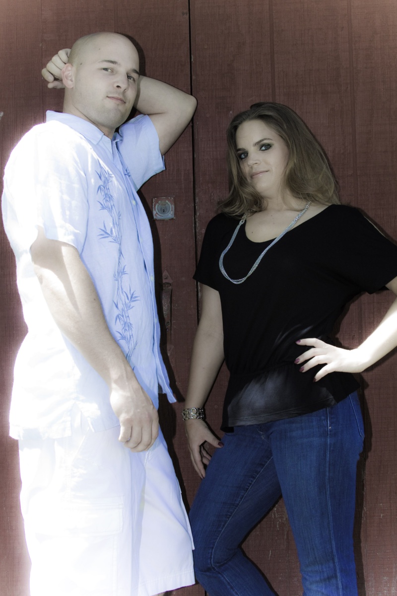 Female and Male model photo shoot of Cindy CM and michael c h by Kyra Lynn in Havertown, Pennsylvania, makeup by Heather H MUA