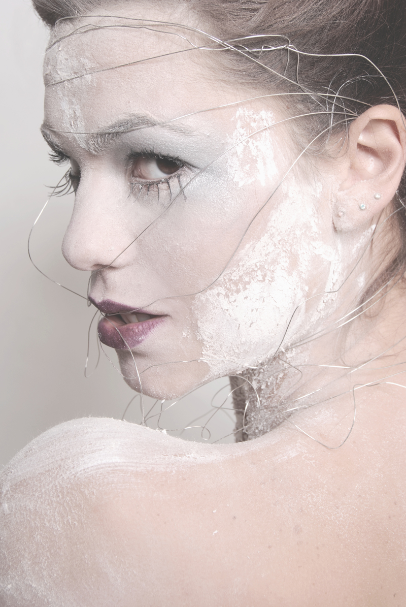 Female model photo shoot of Mandy K by jasontaylorharper, makeup by ZORAIMA stylist and mua