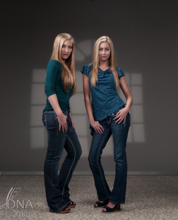 Female model photo shoot of Sierra McCay and Michelle Sorensen by DNA Photographic