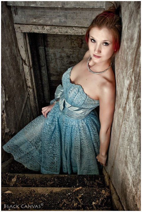 Female model photo shoot of Auburn Cazanigo in Abandoned House in Loves Park, IL
