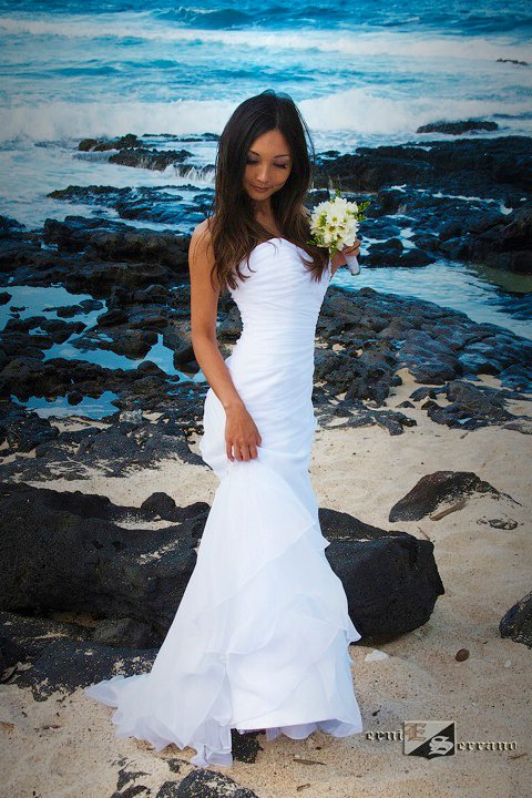 Female model photo shoot of YUCCA by Ernie Serrano, makeup by Face Art Beauty Hawaii