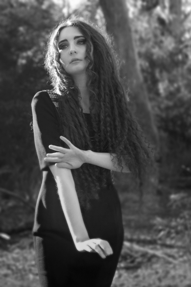 Female model photo shoot of Demolita Mortier by Stephanie Cammarano in Eltham, makeup by Ash Macdonald