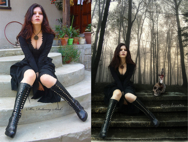 Female model photo shoot of Aya Demeter