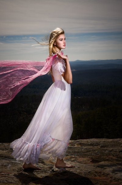 Female model photo shoot of Jessi Jazz in Mountains