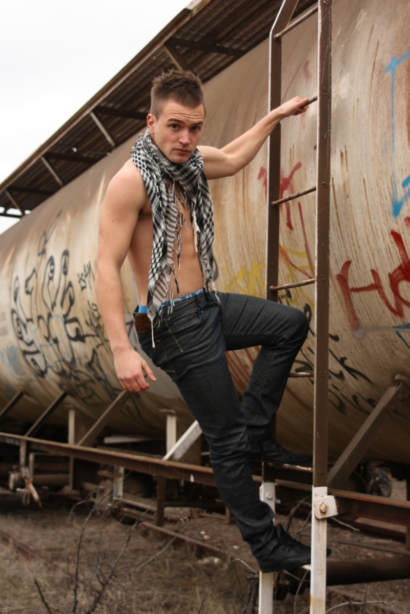 Male model photo shoot of ArinM by Kath Davis 