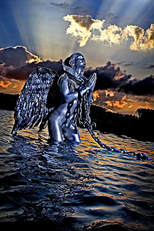 Female model photo shoot of Krista Marie aka Kma in GULF OF MEXICO-DEDICATED TO THE CREATURES EFFECTED BY THE BP OIL SPILL