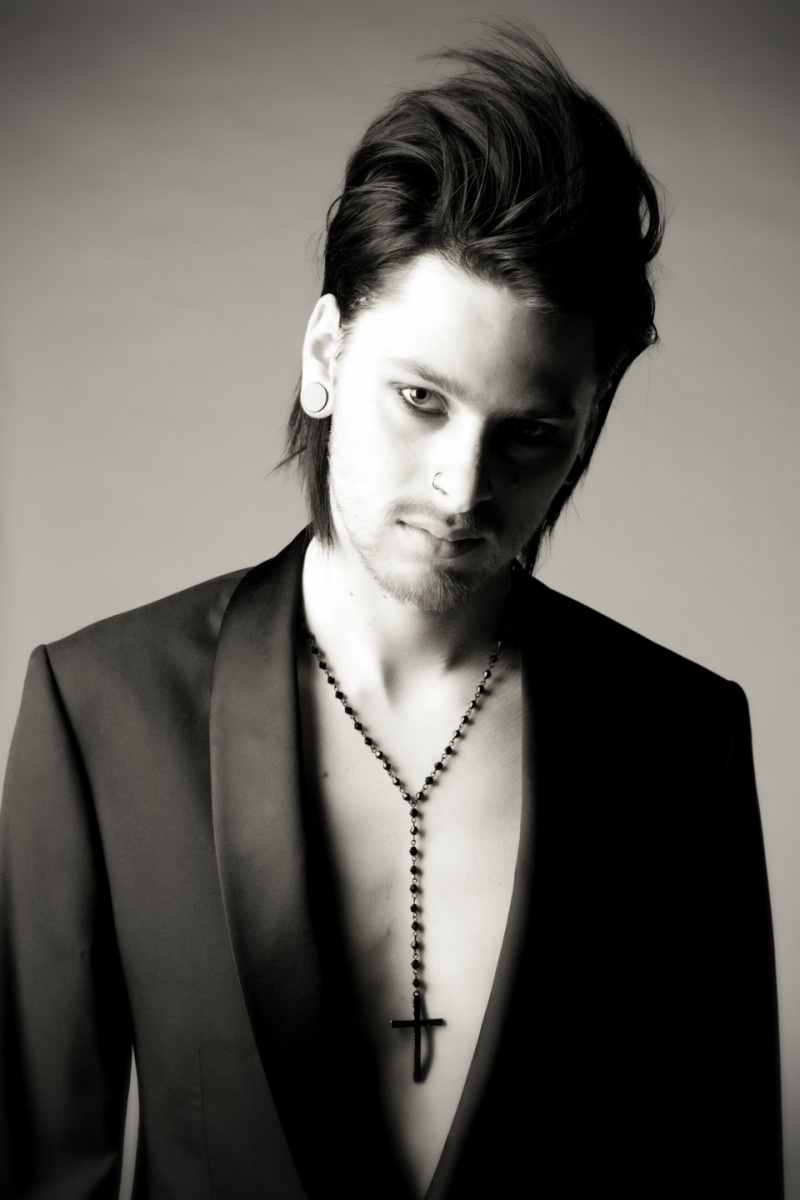 Male model photo shoot of egoman in PREEN Salon  Fresno, CA