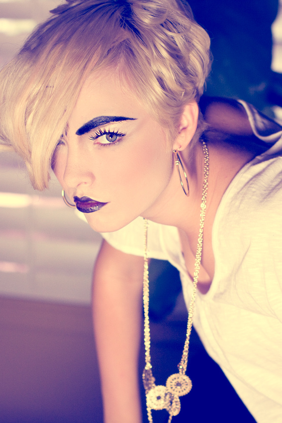 Female model photo shoot of Breann Rambo by Trevor Dayley, makeup by didi_clark