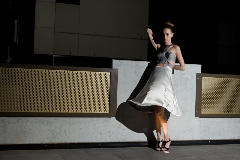 0 model photo shoot of SAGA NYC in Melbourne, Australia