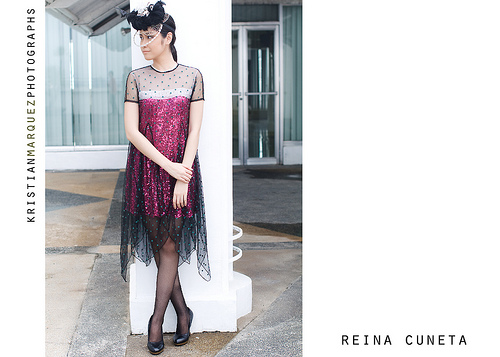 Female model photo shoot of reina cuneta