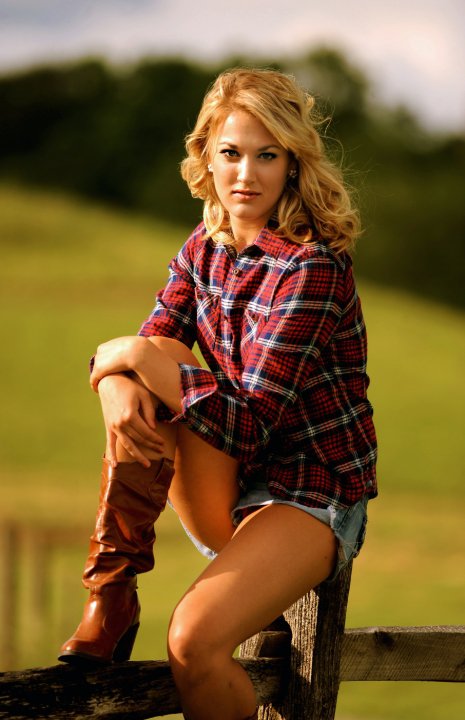 Female model photo shoot of Kalyn Kramer in Marker Farm, Ligonier, PA