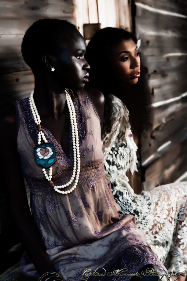 Female model photo shoot of L-I-L-A, Lydia DeLoach and NYALOK by Captured Momentz
