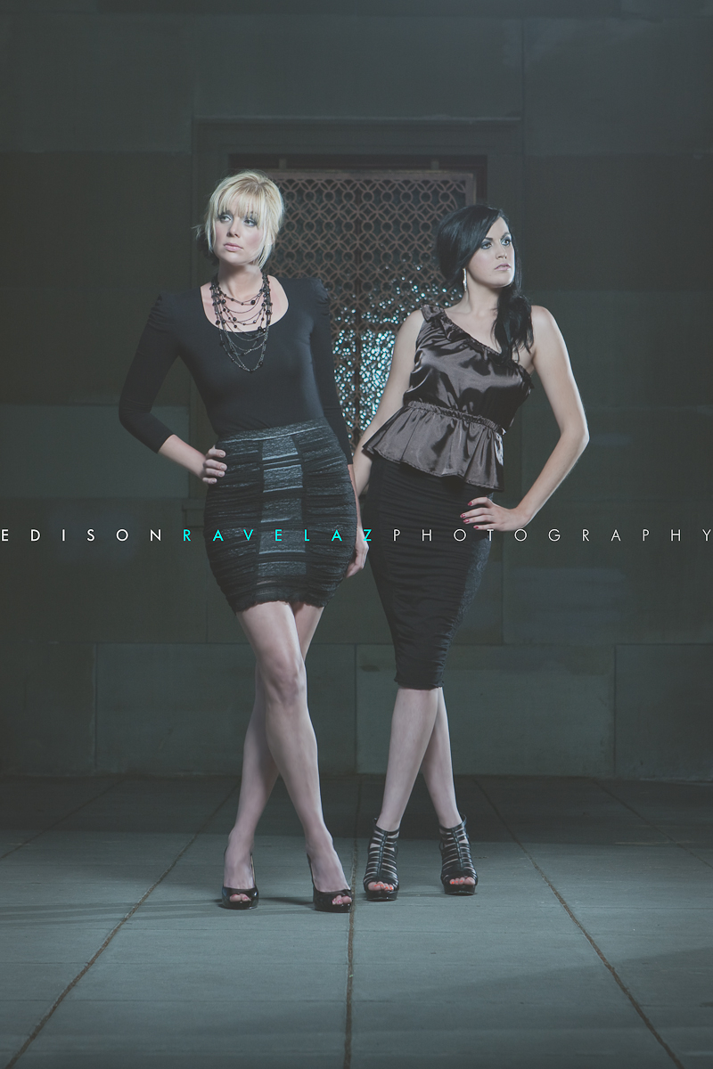 Female model photo shoot of Alley L and Brianna N Sanchez by RAVELAZ, wardrobe styled by Michelle Fernandez, clothing designed by Josephine Resort