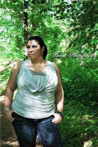 Female model photo shoot of Plus Model Jade by Bella-Photography