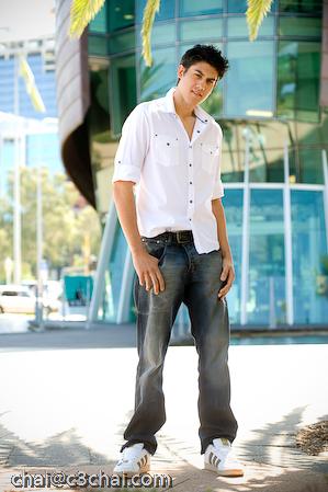 Male model photo shoot of William Pacquiao in Perth, Bell Tower