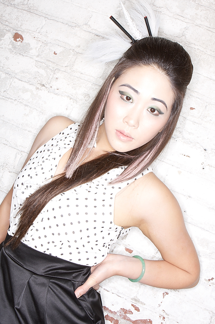 Female model photo shoot of Xin Yi by Erica de la Vega