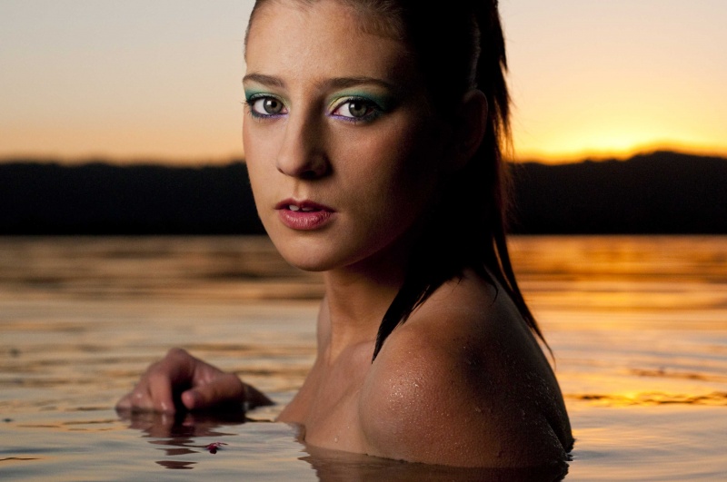 Female model photo shoot of Jess Hatfield by Clinton Bryant, makeup by Amber Elayne