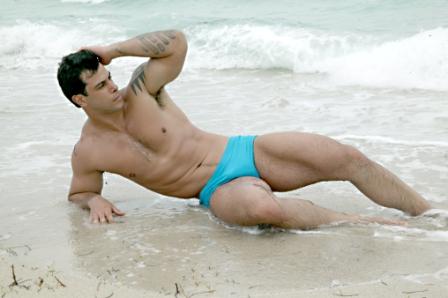 Male model photo shoot of Warren Shepell in Miami Beach, Florida