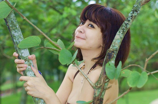 Female model photo shoot of chiquita vidyastia1 in BSD JAKARTA INDONESIA
