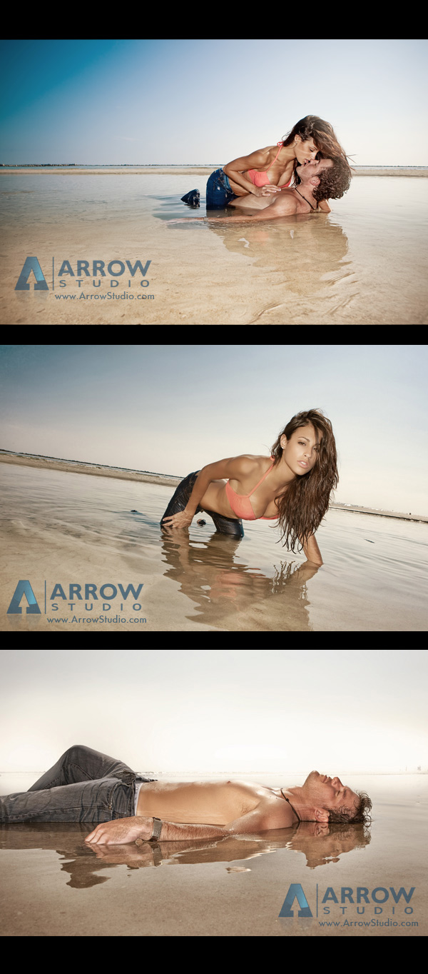 Male and Female model photo shoot of arrow studio, Chaz Brun and Samantha Seubert in New Smyrna Beach, FL
