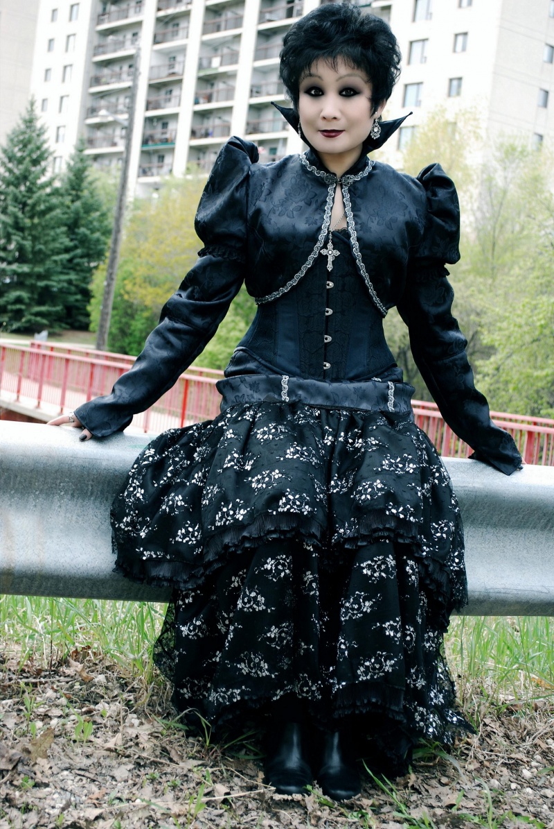 Female model photo shoot of Joan V in Winnipeg , Mb, Canada - by the Red River.