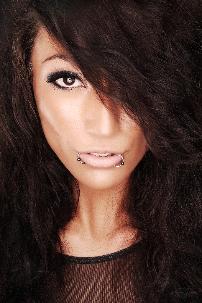 Female model photo shoot of _lux by Danger Ninja in portland, oregon., makeup by Emily Russell MUA