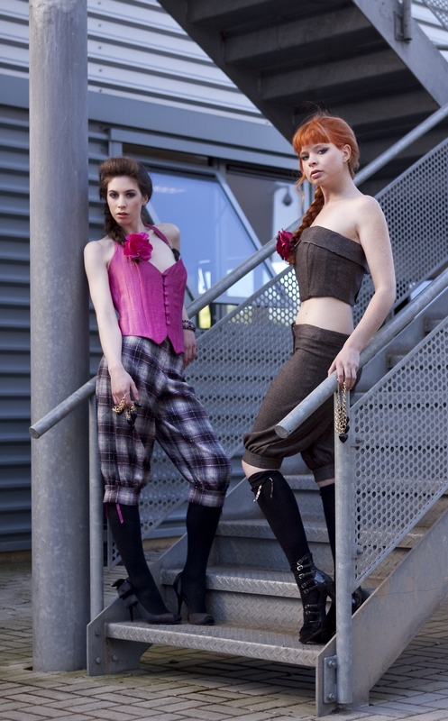 Female model photo shoot of Sonia Carr, Little Red Celt and Victoria Ell Beth  by Adam Robertson  in Filton College