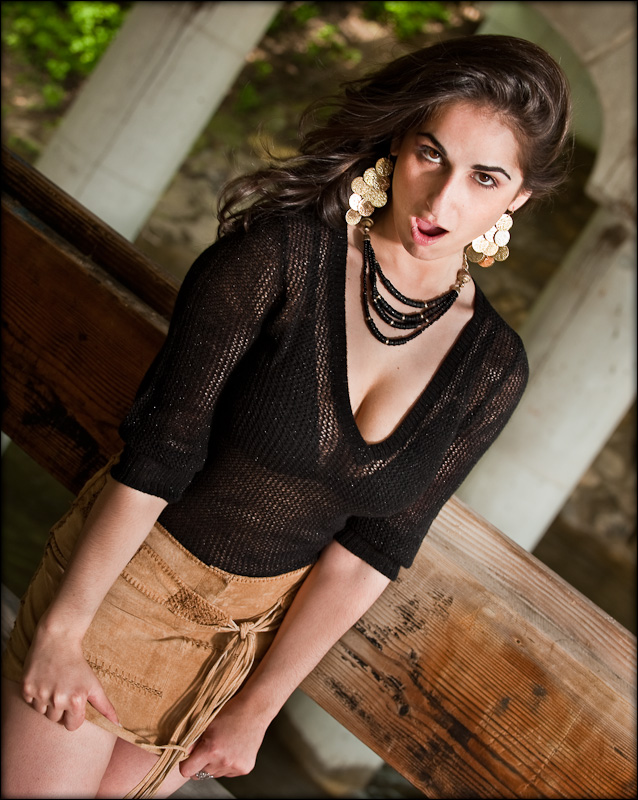 Female model photo shoot of Dina Salehi by Mark Rosa Photography