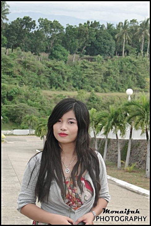 Female model photo shoot of Aaliya Jannu in Ma. Cristina Gardens, Iligan City