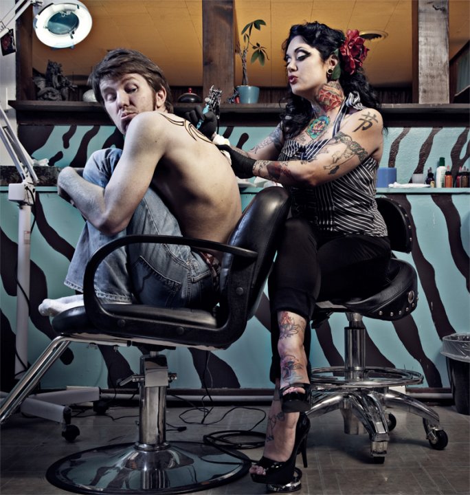 Female model photo shoot of MachitaMami by Andy Bloxham in A Touch of Asia Tattoo   Ruston, La.