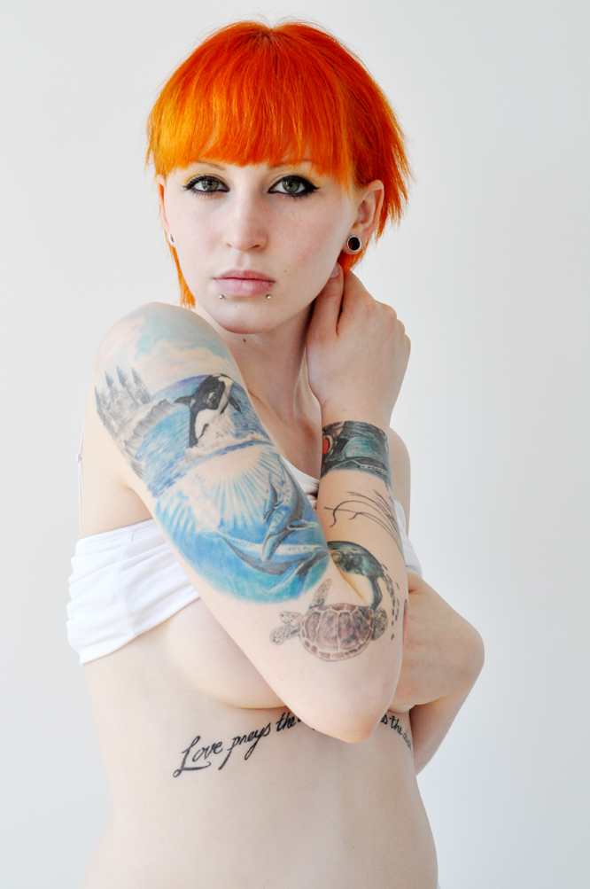 Female model photo shoot of Jesse Danger by john aaron