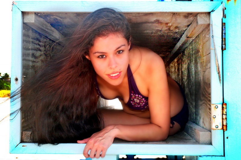 Female model photo shoot of Amy Lopez by Miami-Mark in Haulover Beach, FL