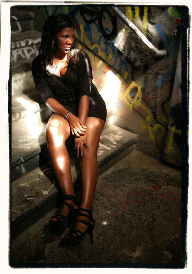 Female model photo shoot of LikaLC by Manish in 5pointz